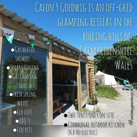 Calon Y Goedwig Glamping Hotel Llandovery Exterior photo